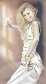 портрет в фотошопе