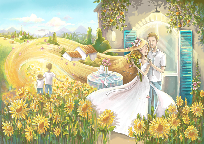 /про Италию, подсолнухи и семейные путешествия