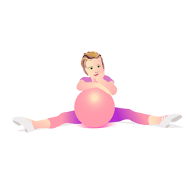 Маленькая спортсментка