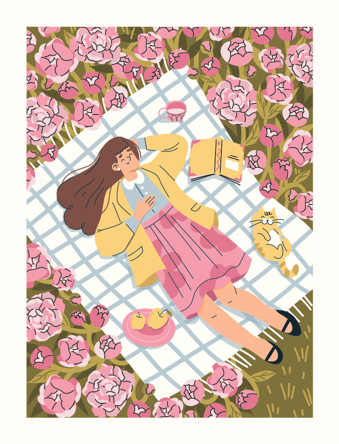 иллюстрация для ароматических саше