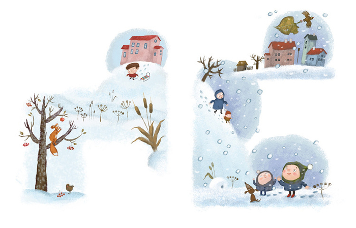 Морозный день