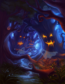 Ночь в лесу