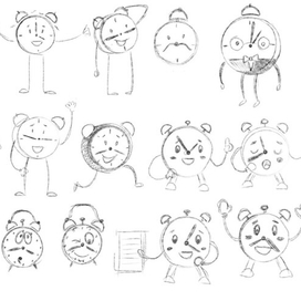 Маскот "Часы"