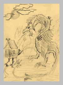 баба яга против дракона