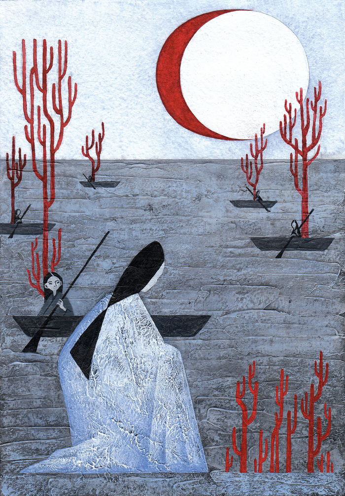 Иллюстрация к сборнику "Сказки на новый лад"