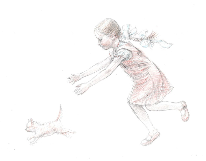 Евгений Шварц "Первоклассница", иллюстрация