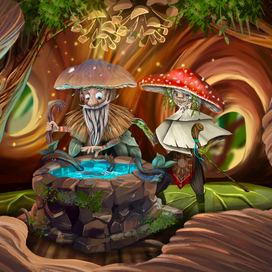 Захалустиик (иллюстрация для книги)