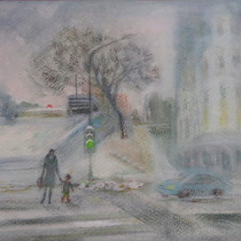 Иллюстрации к мультфильму "СНЕГ"