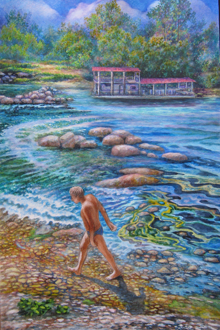 По старому руслу летней реки