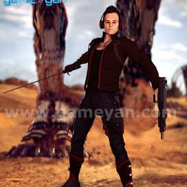 3D Joy male Warrior Character Animation Studio By GameYan game development companies