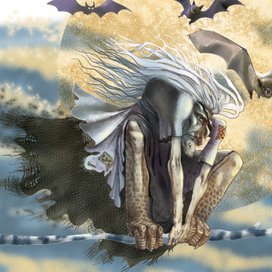 Яга, деталь.