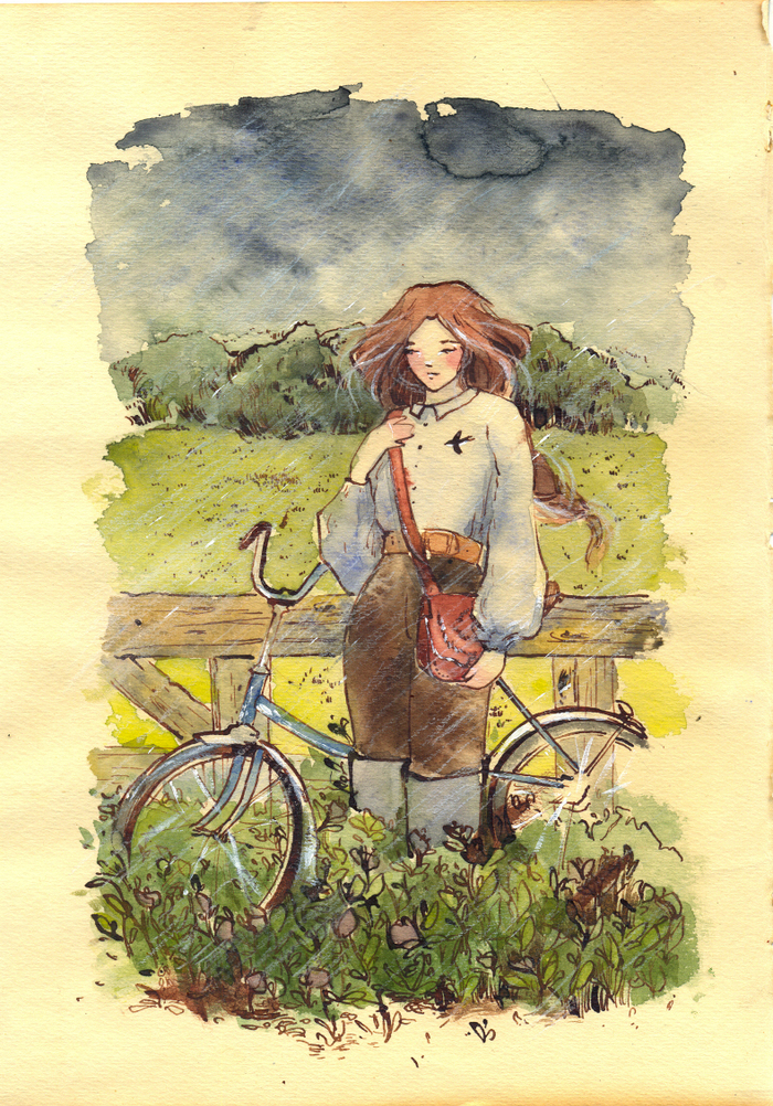 Иллюстрация к персонажу из книги Далекие часы