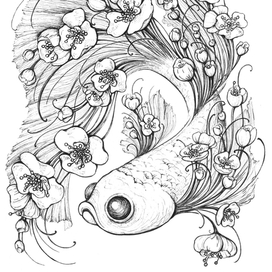 Цветущая рыбка... 