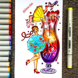 Радужный коктейль