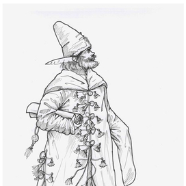 Стрельцы. Писарь в однорядке. 17-й век