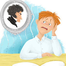 Иллюстрация для журнала Вверх тормашками