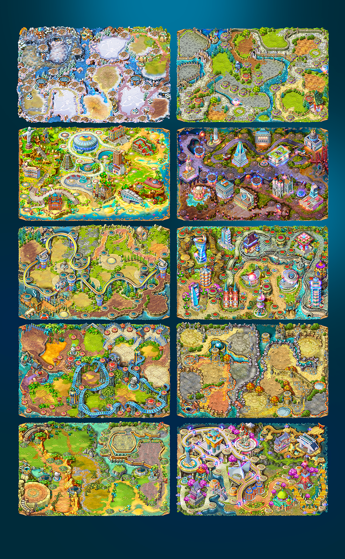 Game Level Map (Карта игровых уровней)