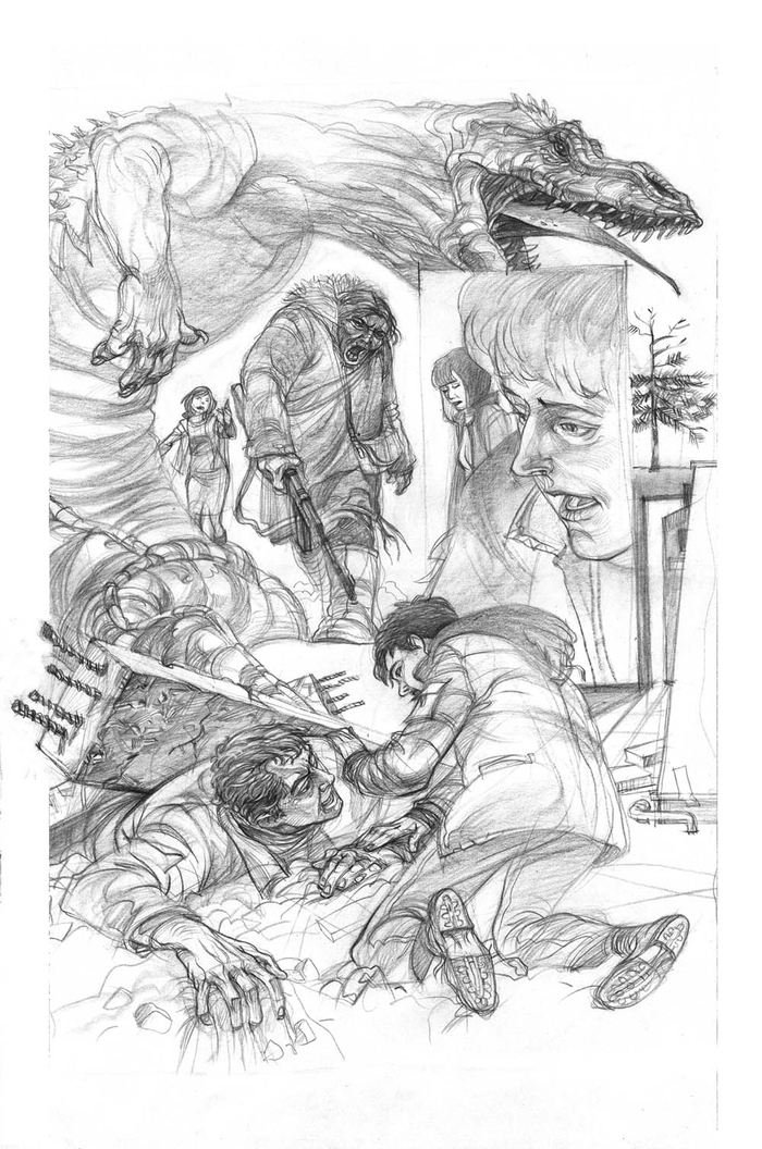 Иллюстрация для фантастического романа