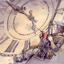 Иллюстрация для ноябрьского номера GQ