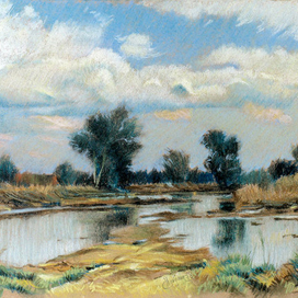 Высохший пруд