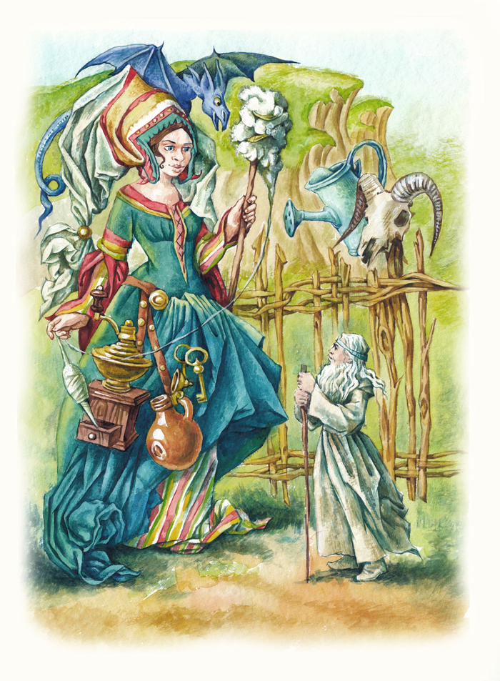 Великанша и волшебник. "Путешествие Нильса с дикими гусями".