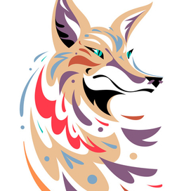 Степная лисица.