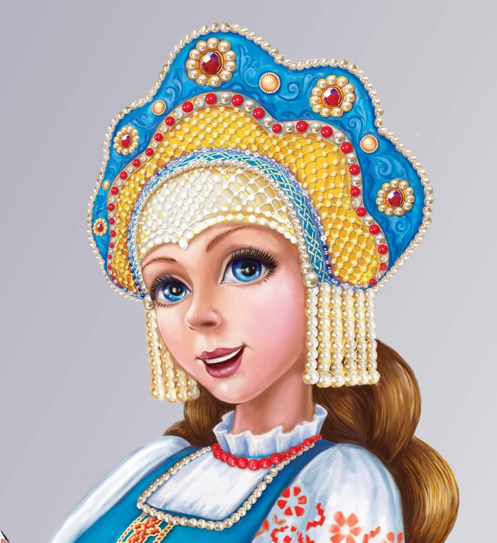 Девица (крупный план)