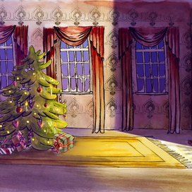 Теплый Рождественский вечер