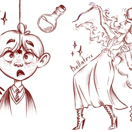 Скетчи по Гарри Поттеру 