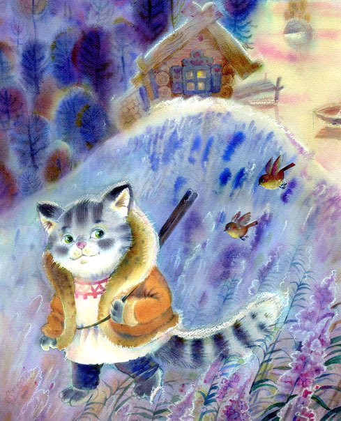 Кот  из сказки"Лиса и Петух"