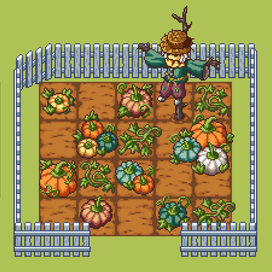 Пиксельный огород