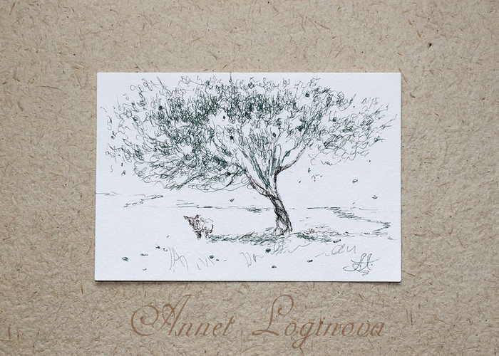 Акварельный альбом: О лете