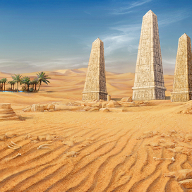 локация "Обелиски пустыни"