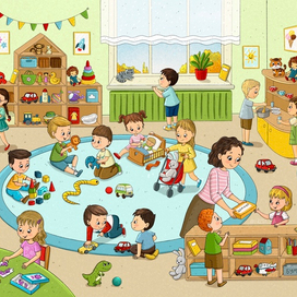 В детском саду