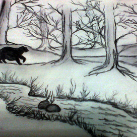 Медведь в лесу