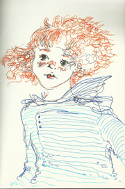 Рыжая девочка