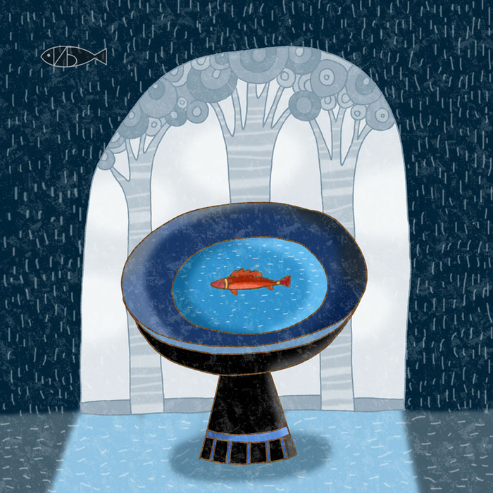 Красная рыбка