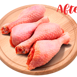 Курица-ретушь