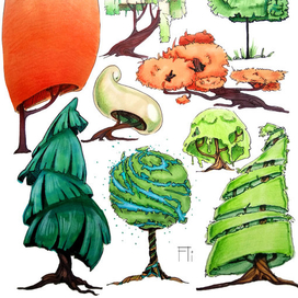 Концепт: деревья