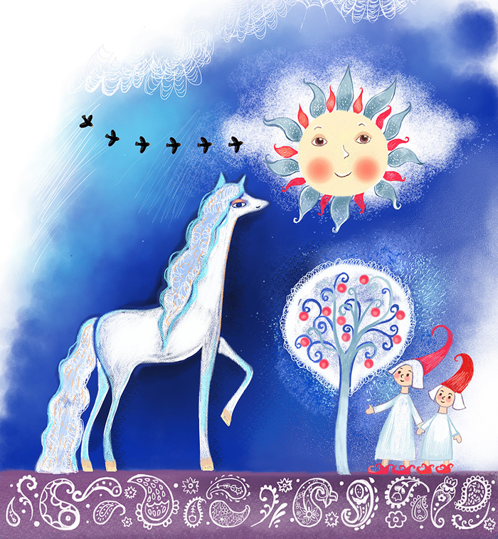 Лошадка и солнышко