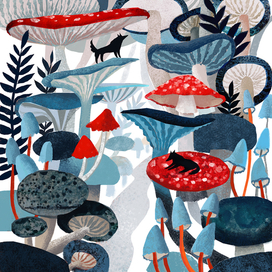 грибной лес