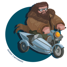 Hagrid`s motorbike