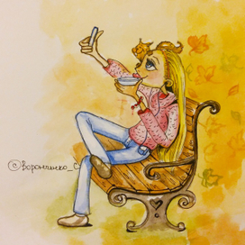 Сэлфи с белкой