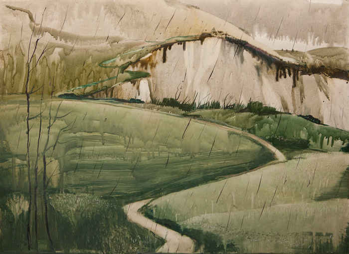 Дождь на косе