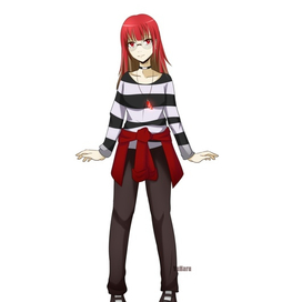 Игровой спрайт девушки