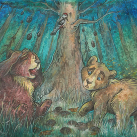 Так ему шишки были нужны?