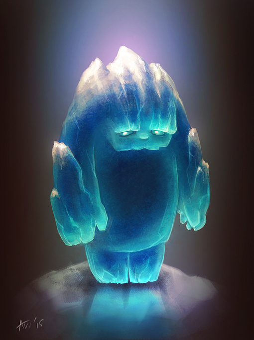 Ледяное создание.