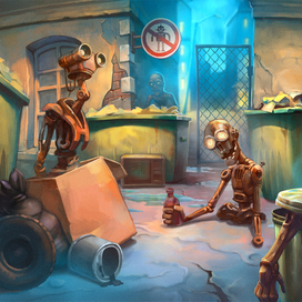 Свалка роботов