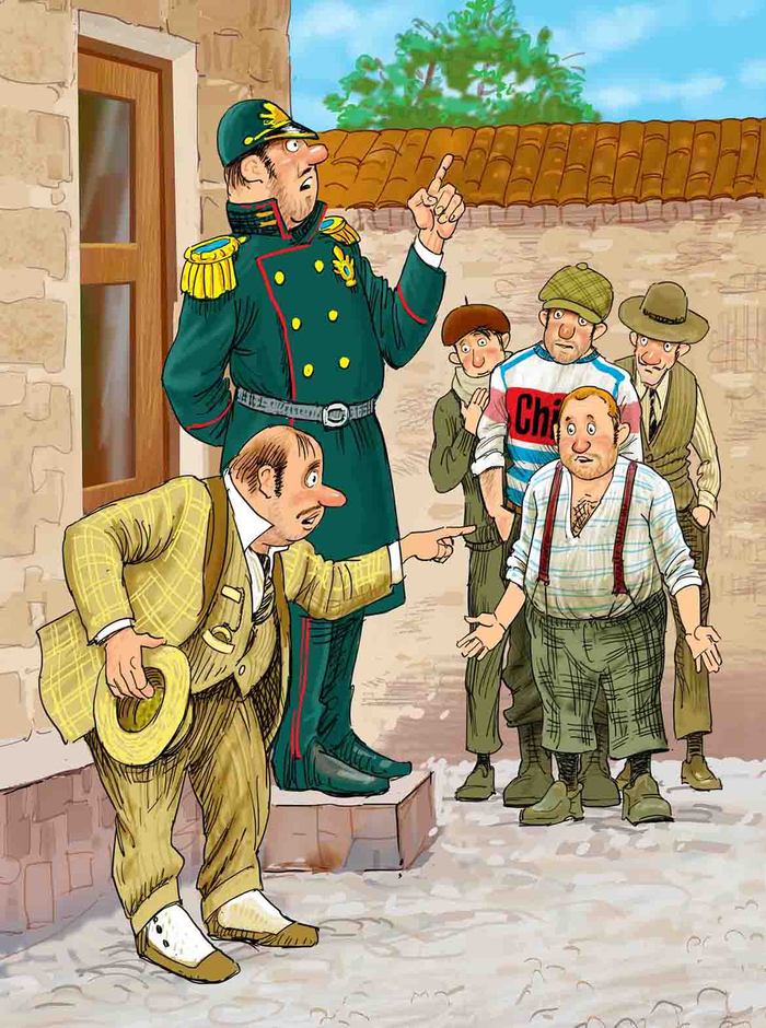 Илл. к стр 72 «Фрёкен Сталь и банда...»