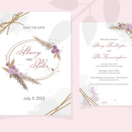 Приглашение на свадьбу